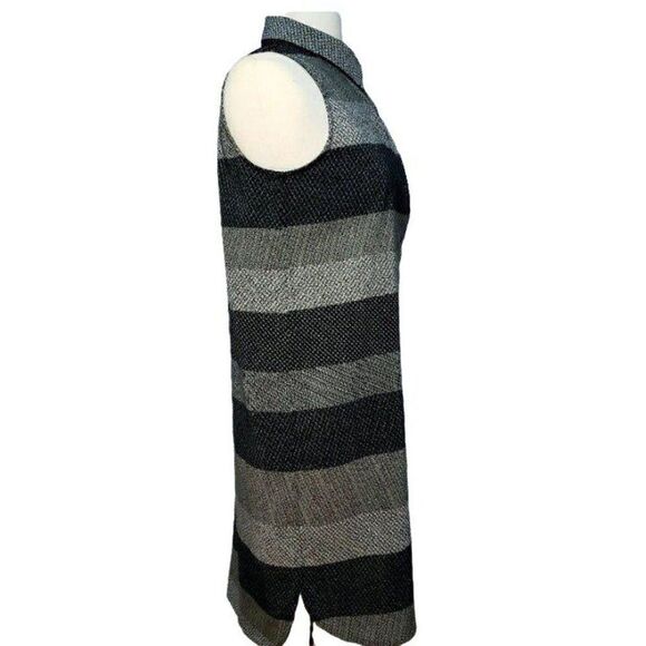 Women's Sleeveless Maxi Dress S Black Striped A-Line Casual Small NWOT - Picture 5 of 6